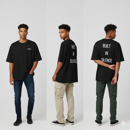 SILENTÉ Oversized Tee — Drop 001